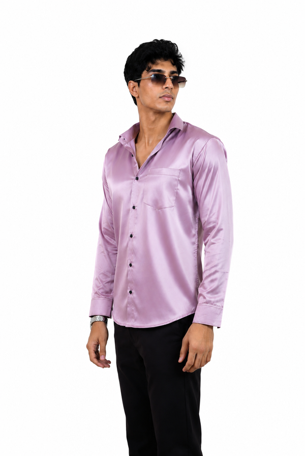 Lavender Haze Satin Shirt