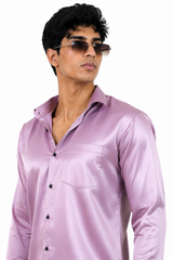 Lavender Haze Satin Shirt