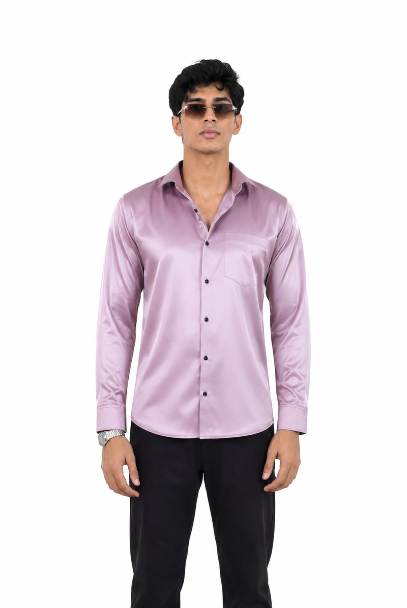 Lavender Haze Satin Shirt