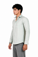 Pistachio Green stripes Shirt