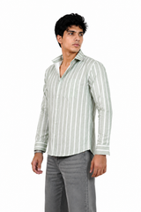 Pistachio Green stripes Shirt
