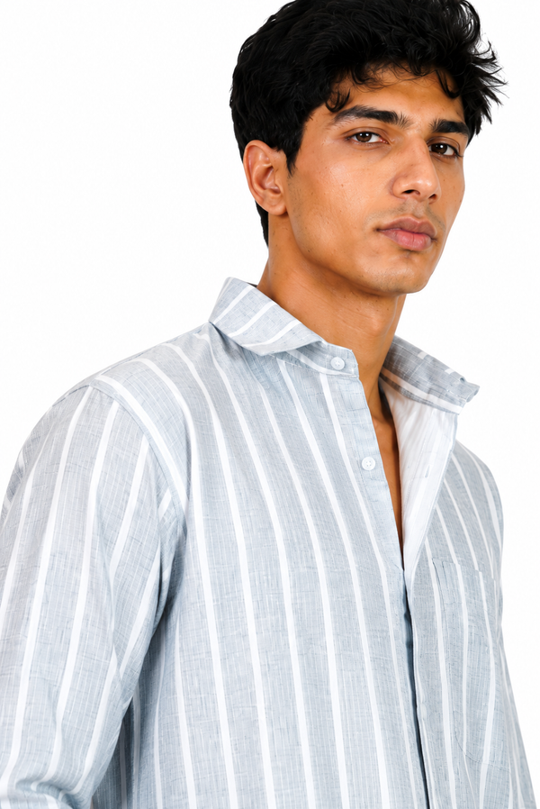 Riviera Sky stripes shirt