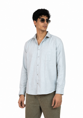 Powder Blue Linen shirt