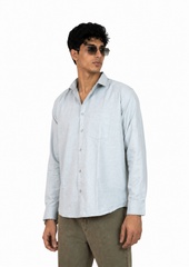 Powder Blue Linen shirt