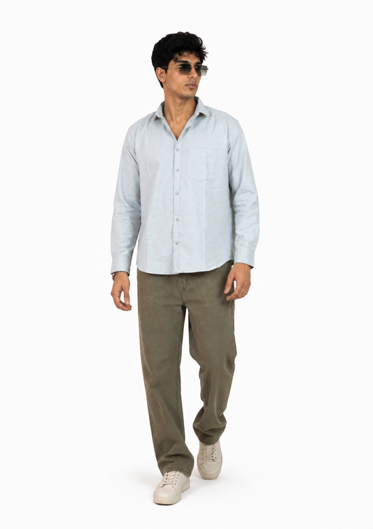 Powder Blue Linen shirt