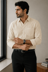 Classic Fit Full Sleeve Linen Shirt