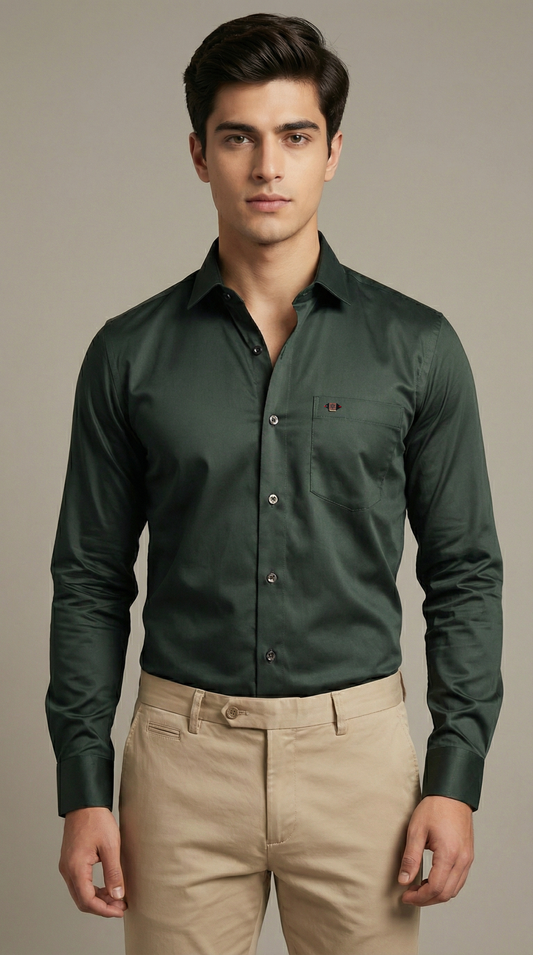 Dark Oliver Satin Shirt