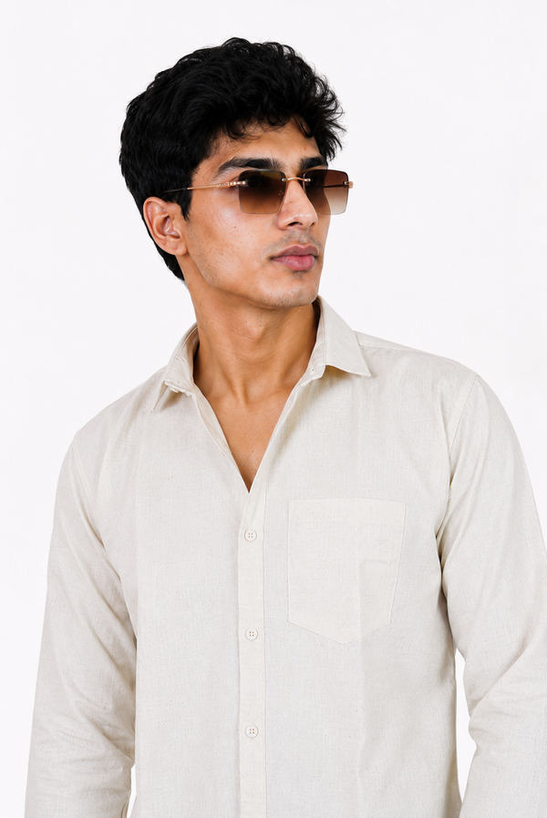 Sandstone Linen Shirt