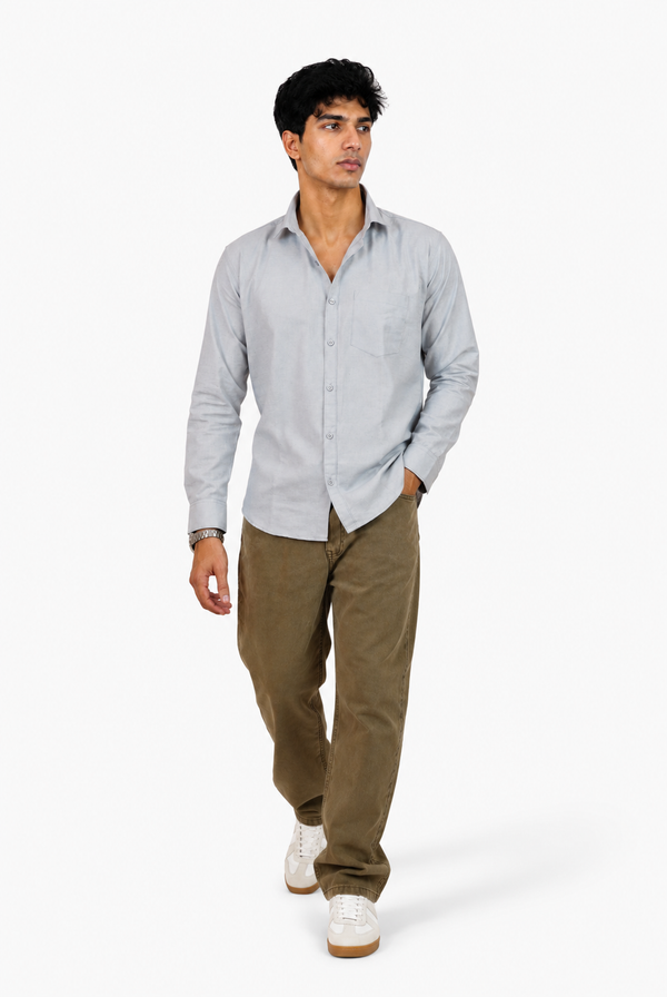 Ash Mist Linen Shirt