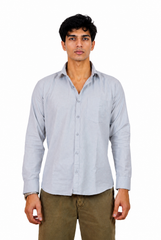 Ash Mist Linen Shirt