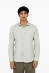 Olive green Linen Shirt