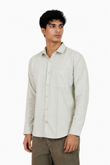 Olive green Linen Shirt