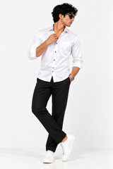 The White Satin Shirt